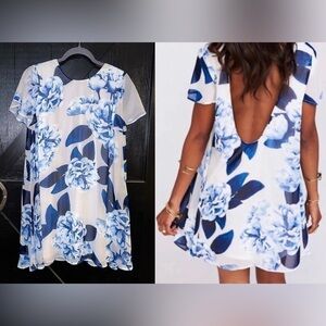 Show Me Your Mumu Willis Mini Babydoll Dress Sz S Boho Floral Flutter Flowey